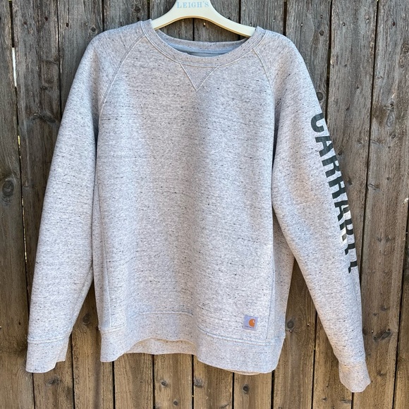Carhartt Crewneck, Womens XL, Asphalt Heather Gray - Picture 1 of 6